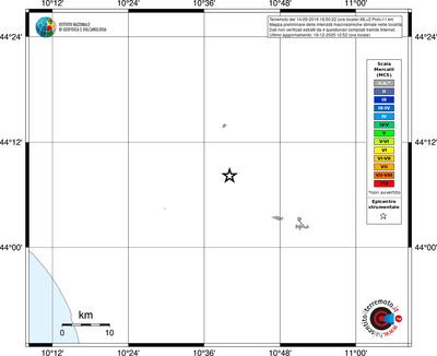 Mappa MCS - territori località