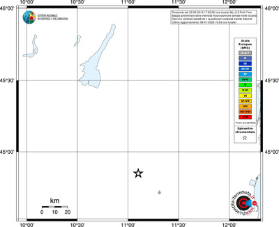 Mappa EMS - territori località