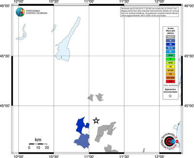 Mappa MCS - territori comuni