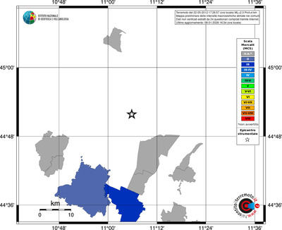 Mappa MCS - territori comuni