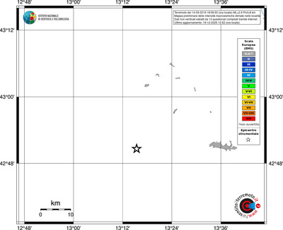Mappa EMS - territori località