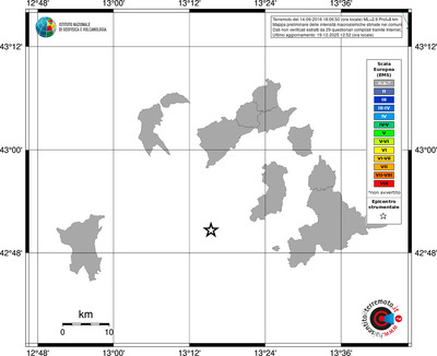 Mappa EMS - territori comuni