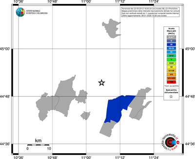 Mappa MCS - territori comuni