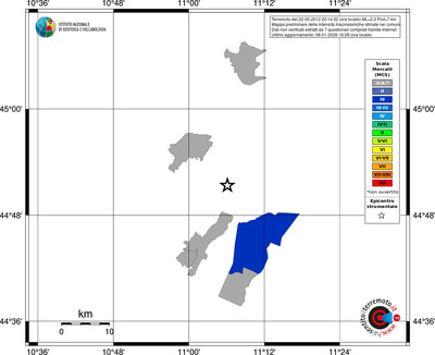 Mappa MCS - territori comuni