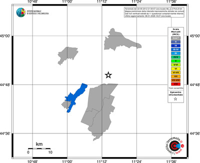 Mappa MCS - territori comuni