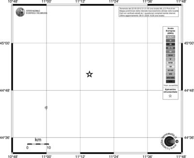 Mappa EMS - territori località