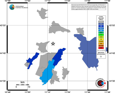 Mappa MCS - territori comuni