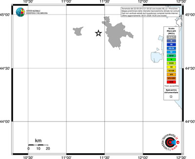 Mappa MCS - territori comuni