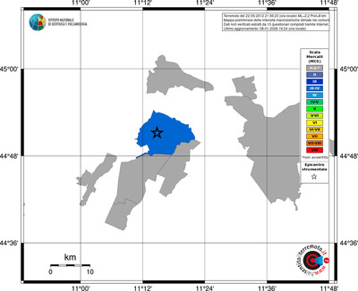 Mappa MCS - territori comuni
