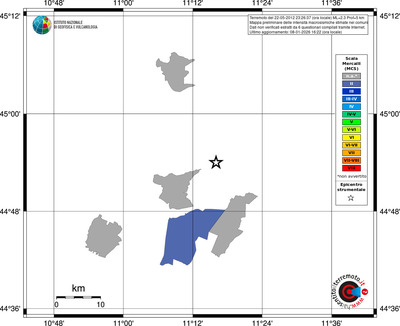Mappa MCS - territori comuni