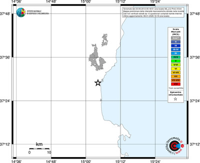 Mappa MCS - territori località