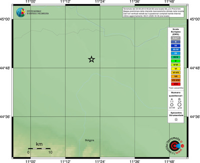 Mappa EMS - località