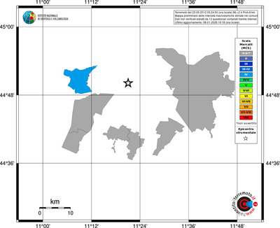 Mappa MCS - territori comuni