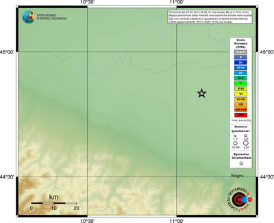 Mappa EMS - località