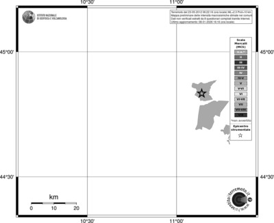 Mappa MCS - territori comuni