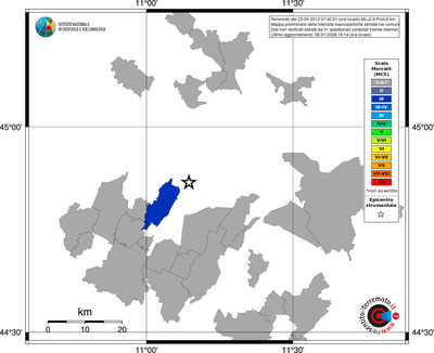 Mappa MCS - territori comuni