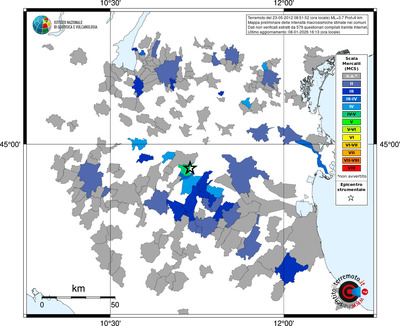 Mappa MCS - territori comuni