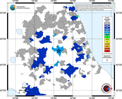 Mappa EMS - territori comuni