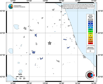Mappa MCS - territori località
