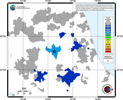 Mappa EMS - territori comuni