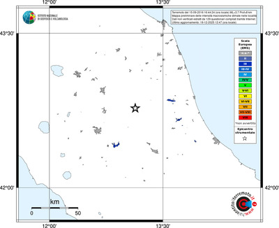 Mappa EMS - territori località