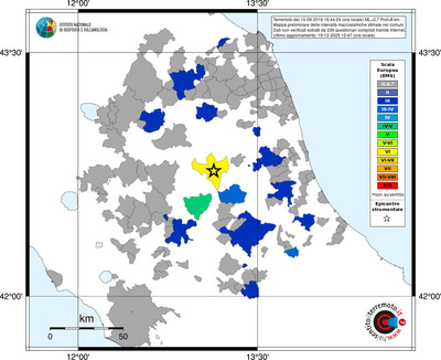 Mappa EMS - territori comuni