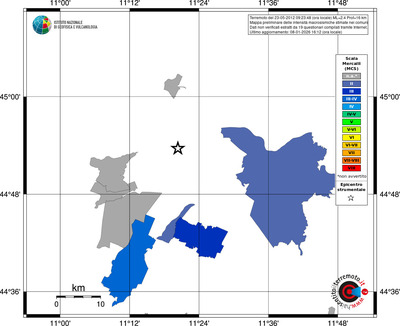 Mappa MCS - territori comuni