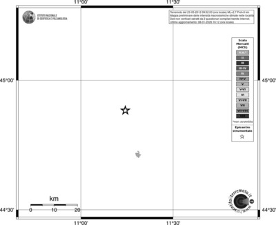 Mappa MCS - territori località