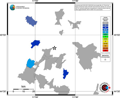 Mappa MCS - territori comuni