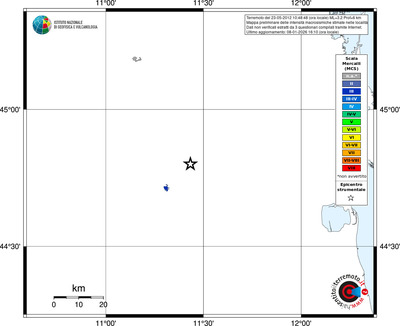 Mappa MCS - territori località