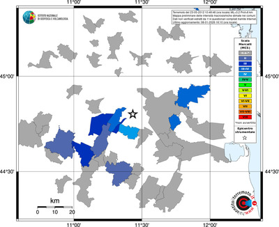 Mappa MCS - territori comuni