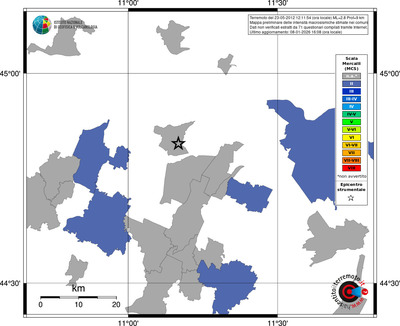 Mappa MCS - territori comuni