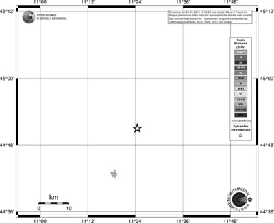 Mappa EMS - territori località
