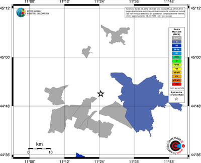Mappa MCS - territori comuni