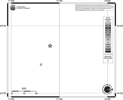 Mappa MCS - territori località