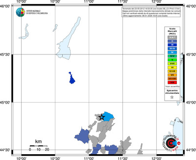 Mappa MCS - territori comuni