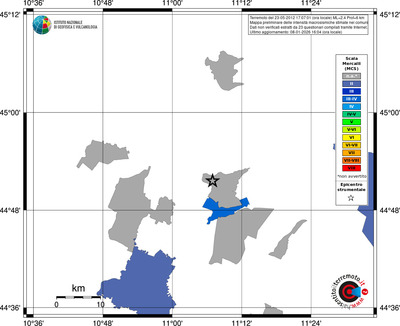 Mappa MCS - territori comuni
