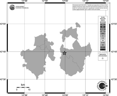 Mappa MCS - territori comuni