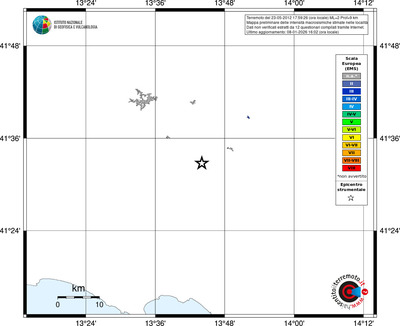 Mappa EMS - territori località