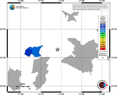 Mappa MCS - territori comuni