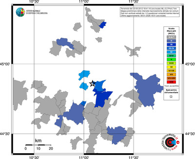 Mappa MCS - territori comuni