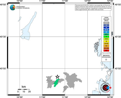 Mappa MCS - territori comuni