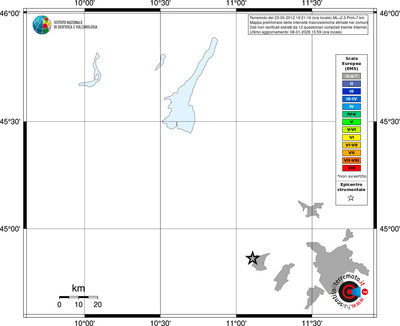 Mappa EMS - territori comuni