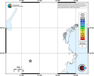 Mappa MCS - territori località