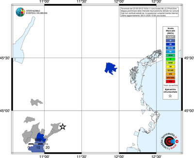 Mappa MCS - territori comuni