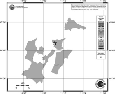 Mappa MCS - territori comuni