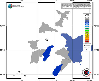 Mappa MCS - territori comuni
