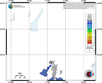 Mappa MCS - territori comuni