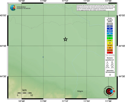 Mappa EMS - località