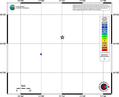 Mappa MCS - territori località